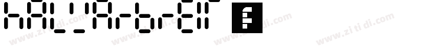 Halvarbreit 字体字体转换